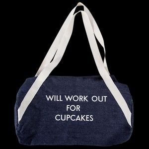 Private Party Denim Gym Bag
